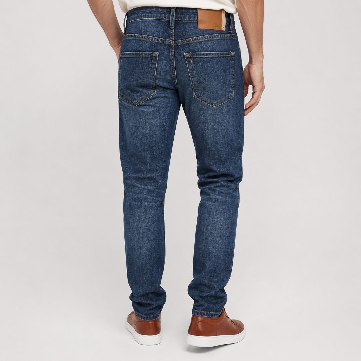 Tango comfort slim jeans in dark denim | Flamingo Fits