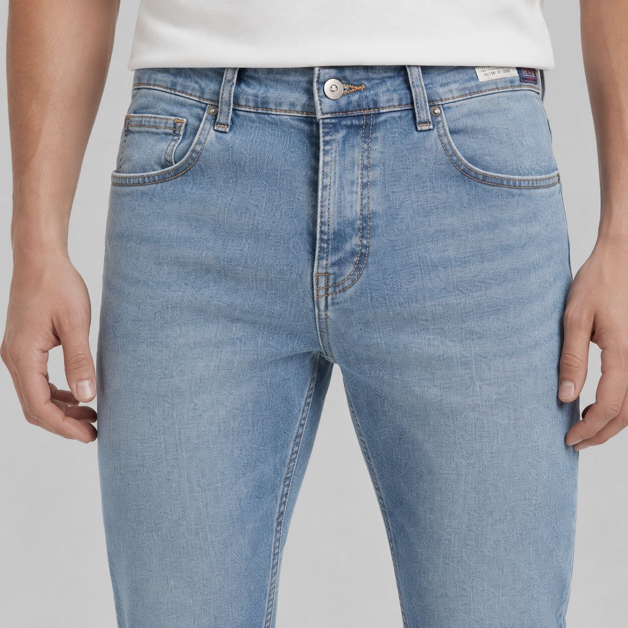 Denim viva slimfit jeans in dneim | Flamingo Fits