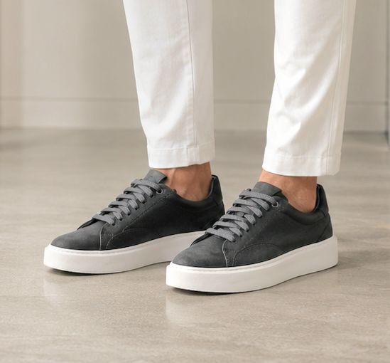 Monolith grey sneakers in grey | Flamingo Fits