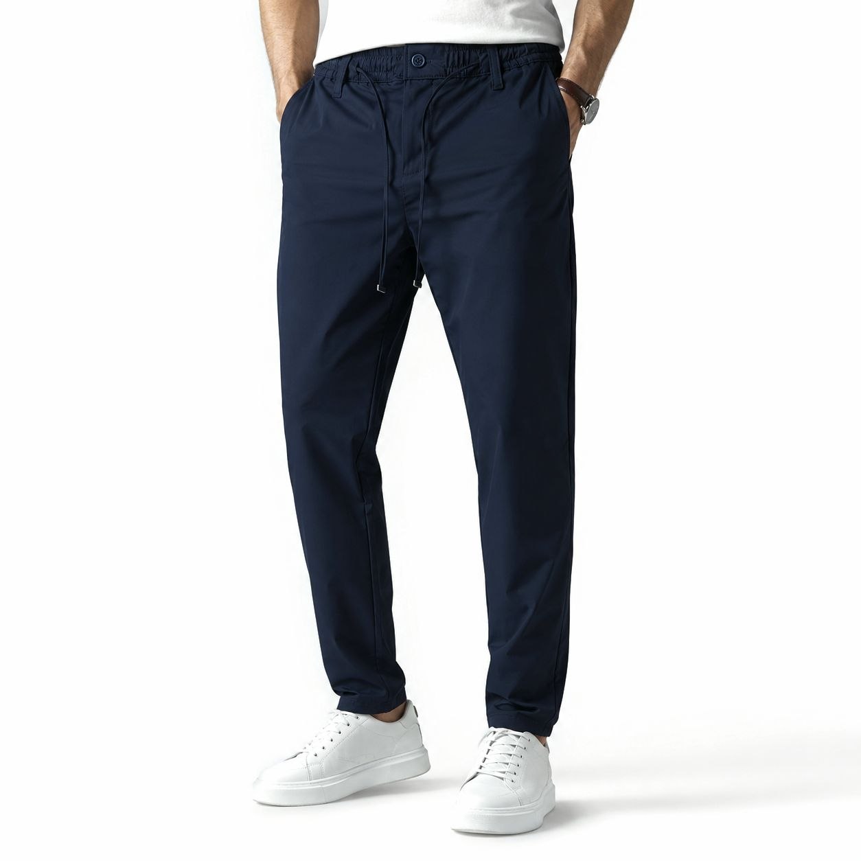 Navy aeron flex jogger trouser in navy | Flamingo Fits