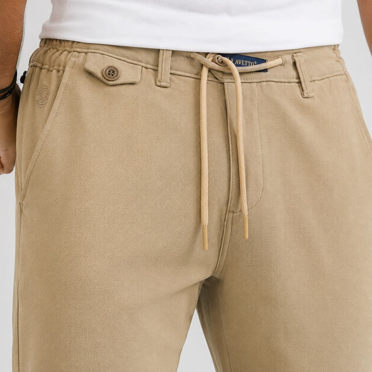 Camel pawlo jogger trouser in camel | Flamingo Fits