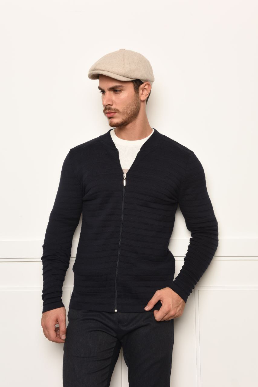 Elma knitted full zipper