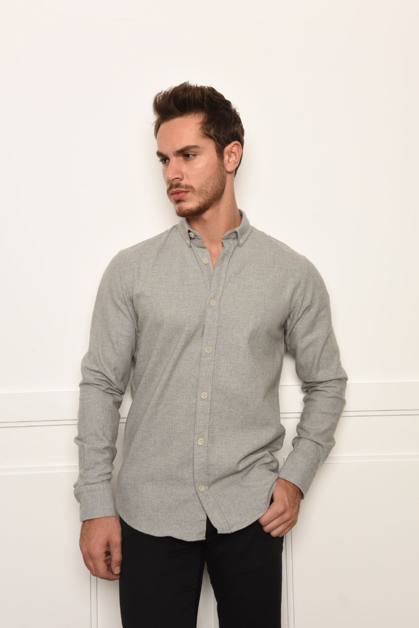 Pro winter oxford  shirt in havan | Flamingo Fits