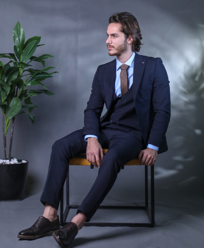 Navy lycra suit in navy | Flamingo Fits