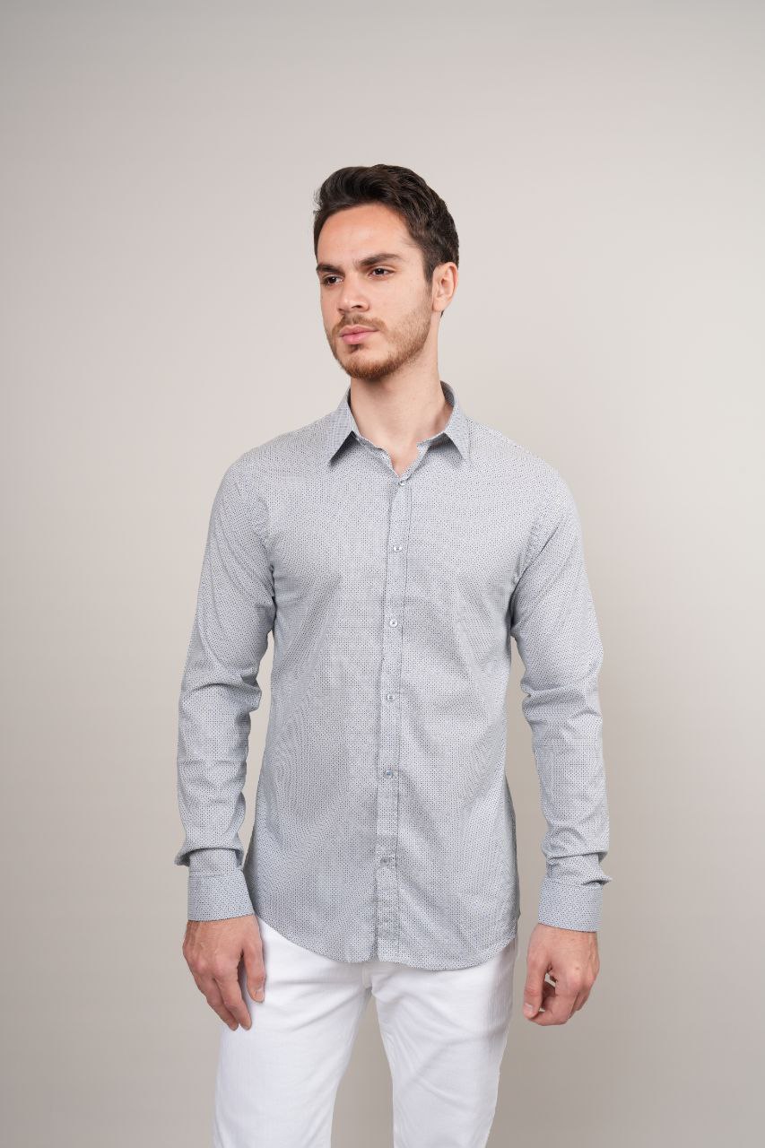 Pierro Formal Printed Shirt
