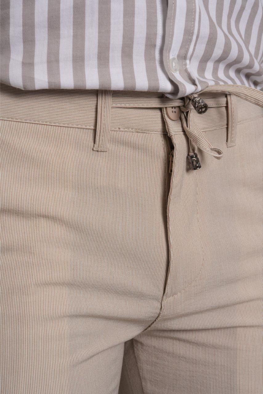 Beige colwood jogger trouser in beij | Flamingo Fits