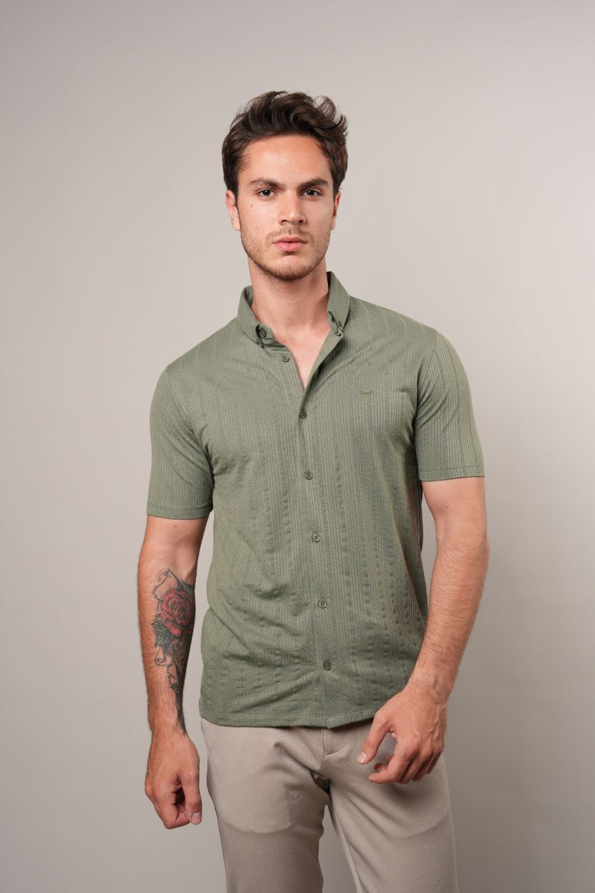 OLIVE LESCON SHRT-SLEEVE SHIRT