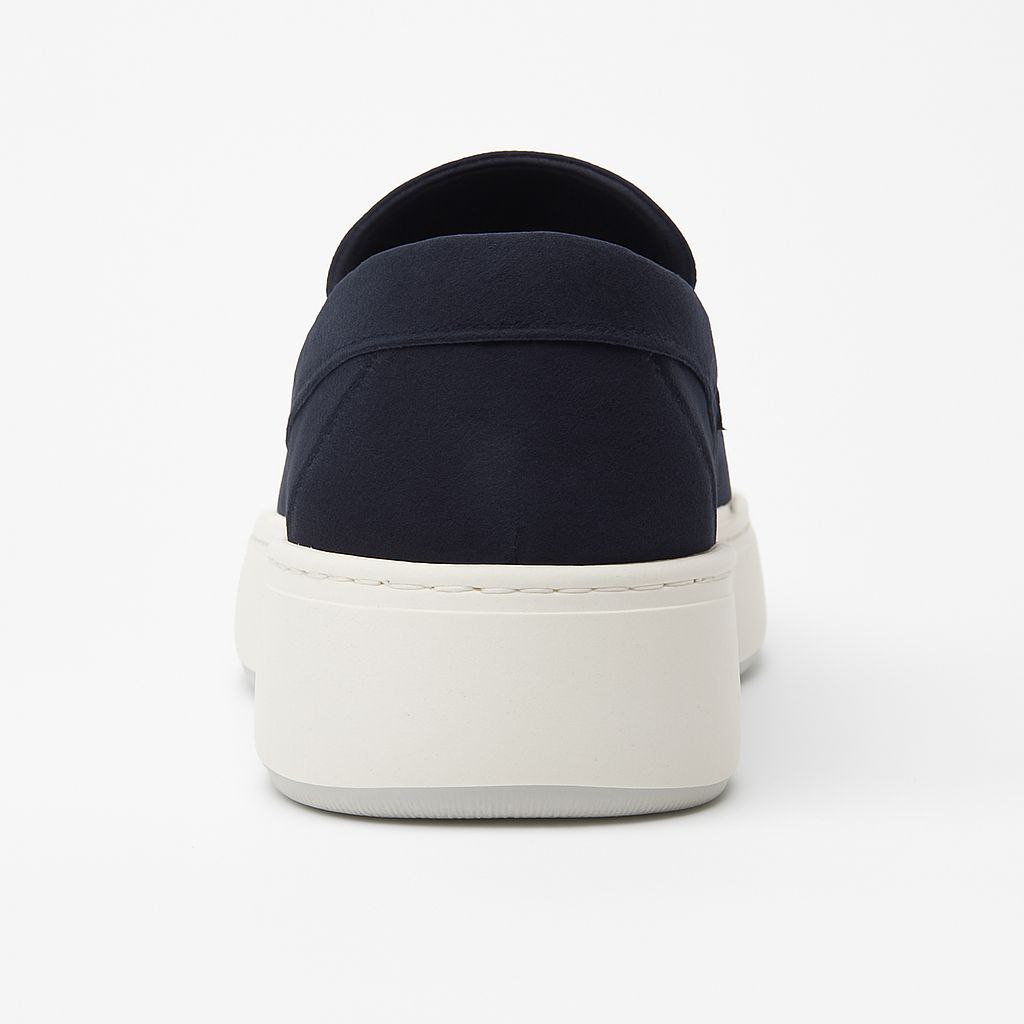 Navy pearl penny loafer in navy | Flamingo Fits