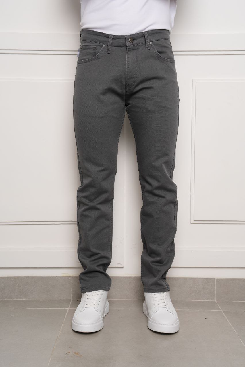 Brj grey regular  five pockets in grey | Flamingo Fits