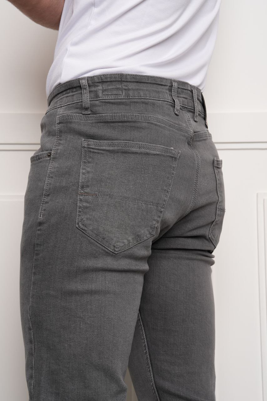 Brj grey regular jeans in grey | Flamingo Fits