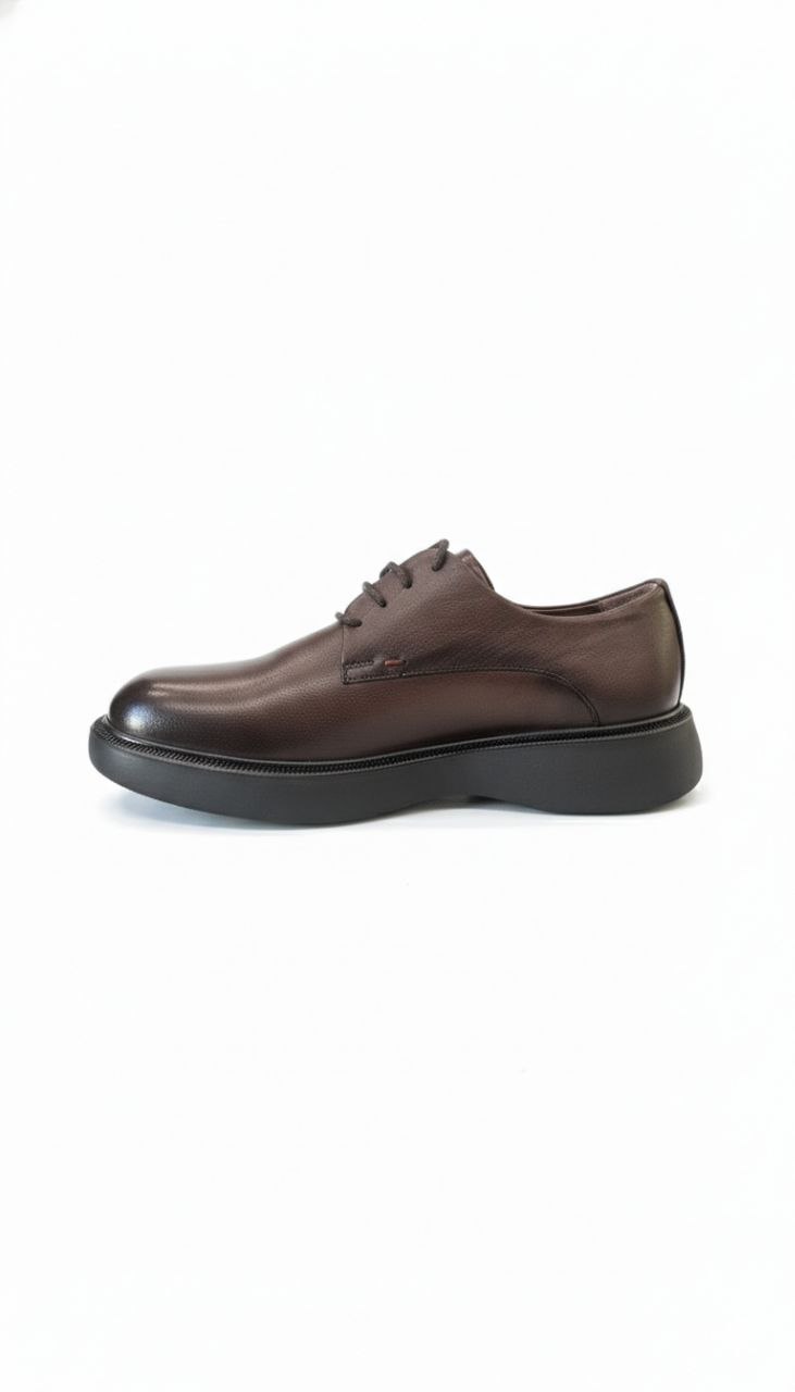 Brown refined comfort shoes in brown | Flamingo Fits