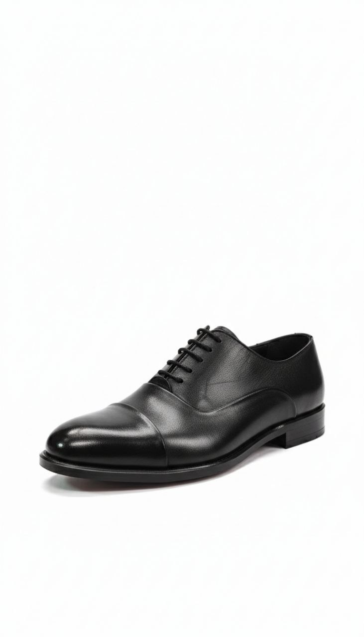 Black imperial oxford classic shoes in black | Flamingo Fits