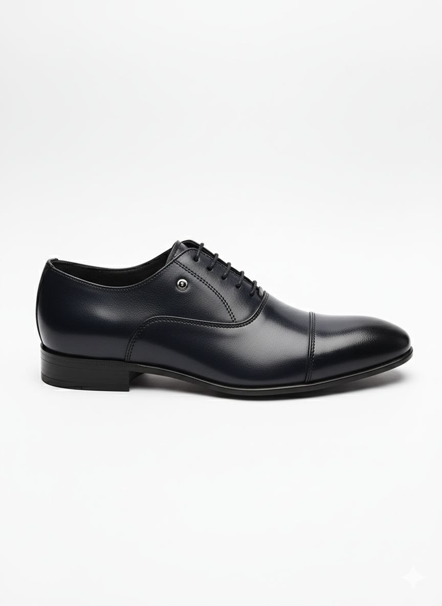 Executive Navy Oxford Shoes