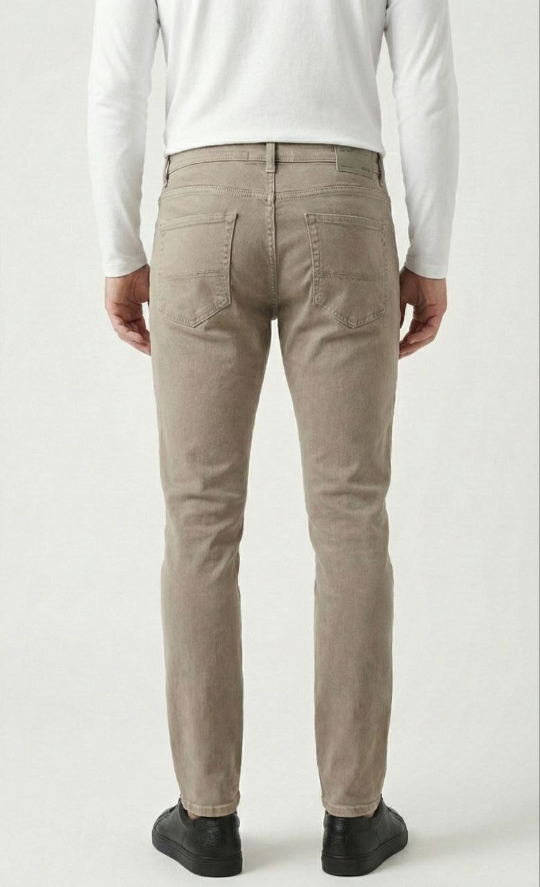 Brj beige rgular  five pockets in beij | Flamingo Fits