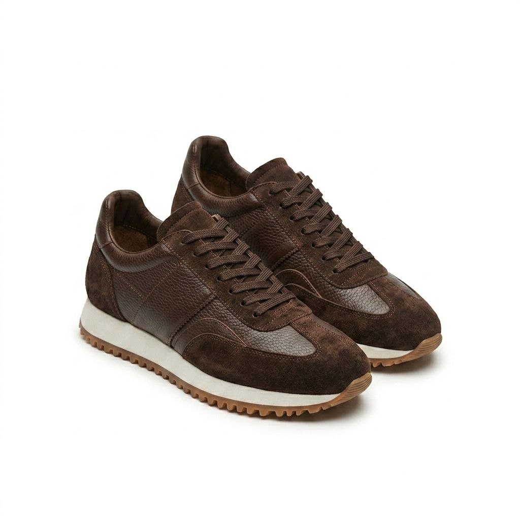 Brown stealth trainer in brown | Flamingo Fits