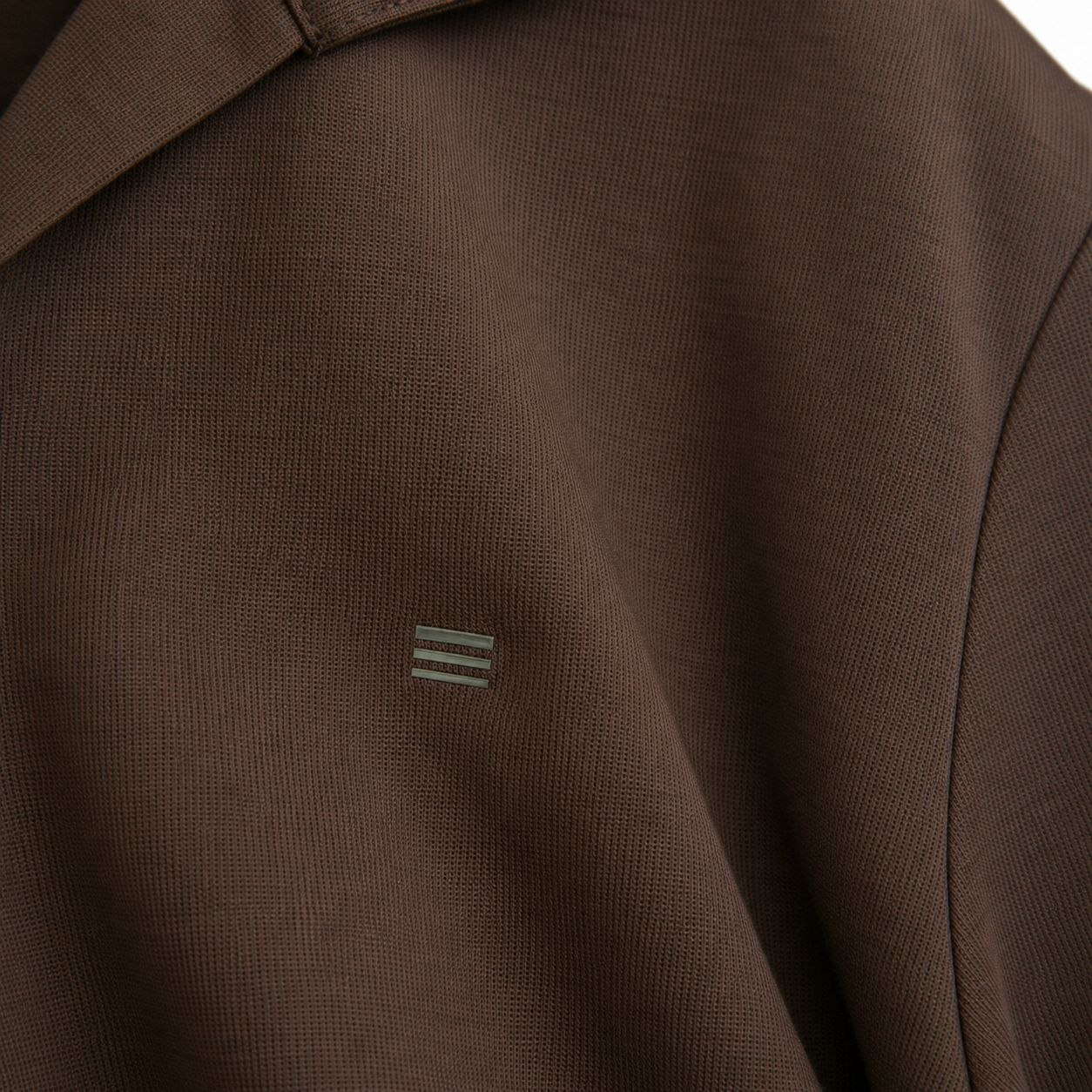 Brown vante open-collar t-shirt in brown | Flamingo Fits