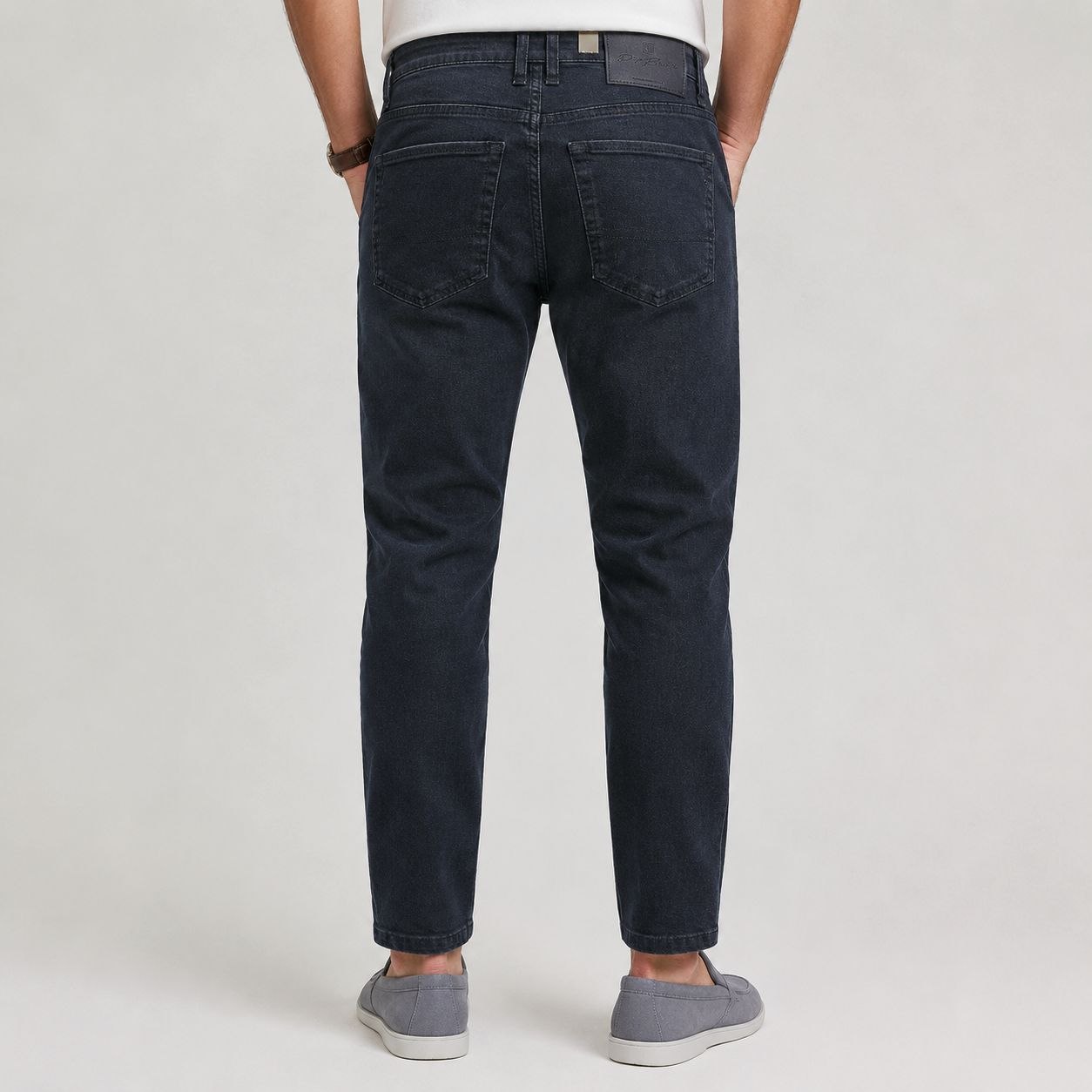Saho comfort slim jeans in dark navy | Flamingo Fits