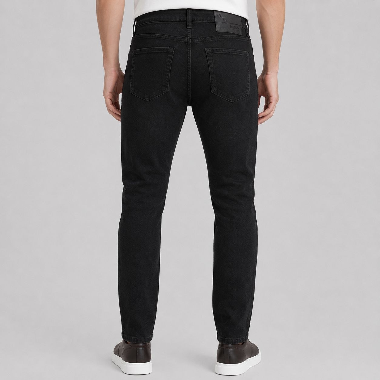 Black  viva slimfit jeans in black | Flamingo Fits