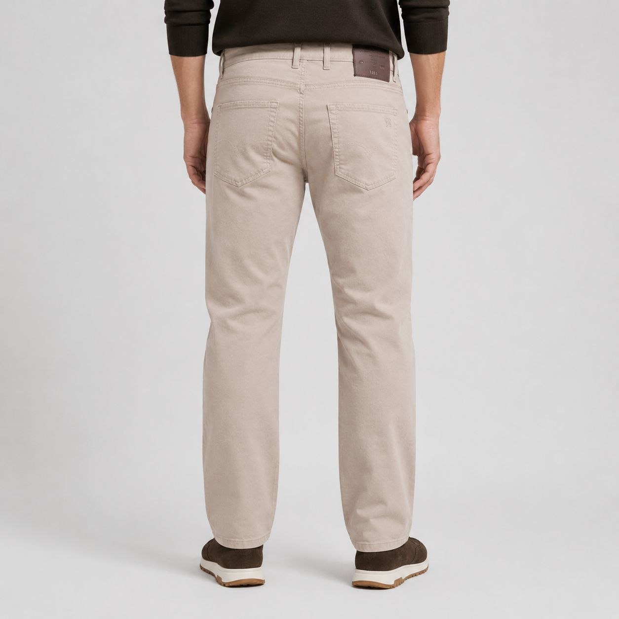 Camel regular five pockets in camel | Flamingo Fits