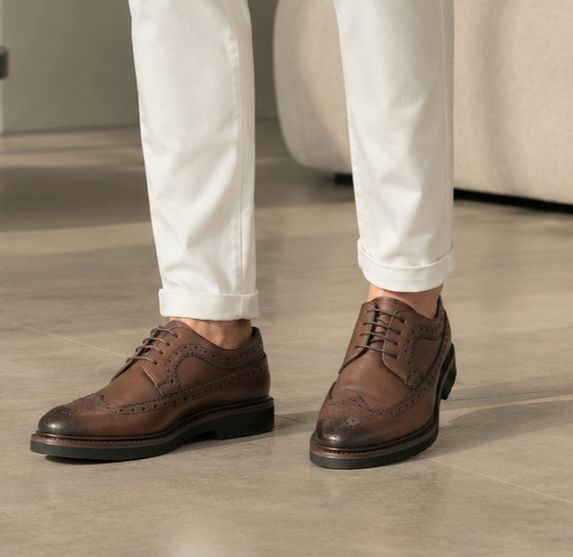 Havan heritage wing tip lug shoes in havan | Flamingo Fits
