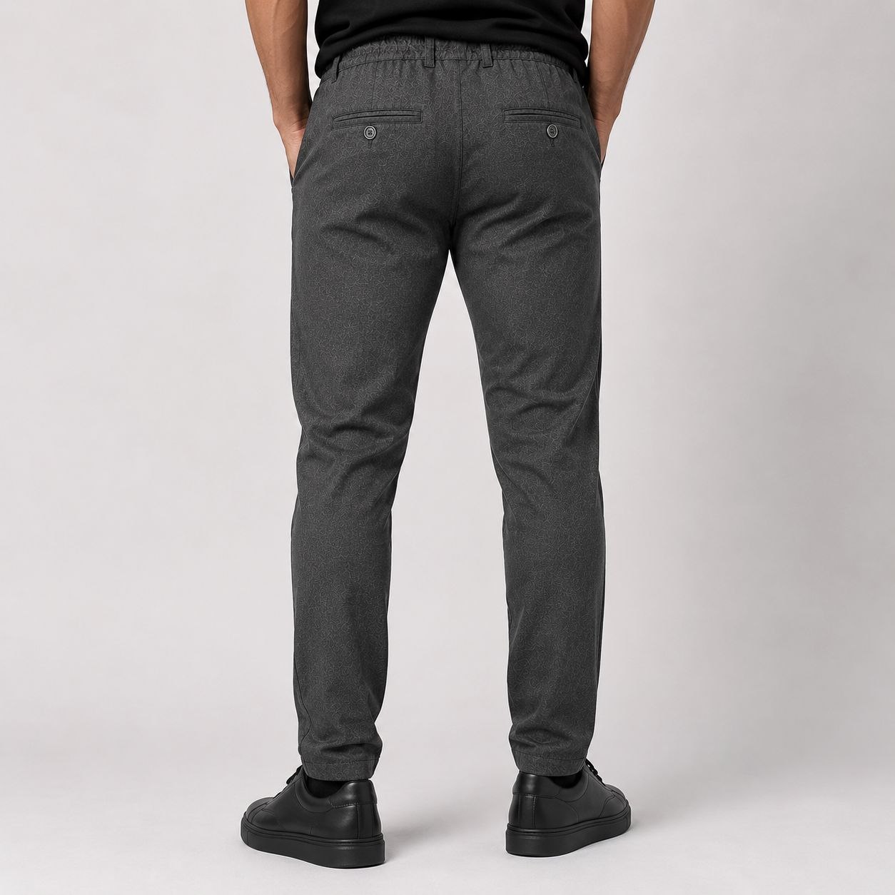 Charcoal regular jogger trouser in charcoal | Flamingo Fits