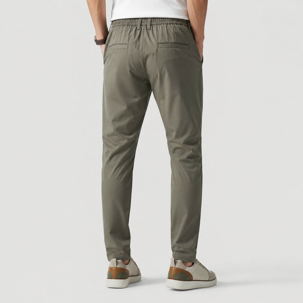 Olive aeron flex jogger trouser in olive | Flamingo Fits