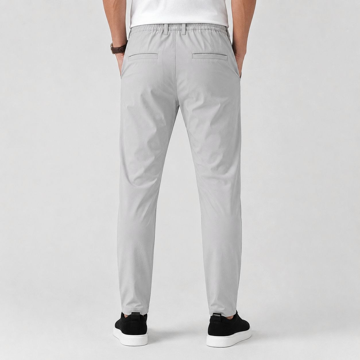 Grey aeron flex jogger trouser in grey | Flamingo Fits