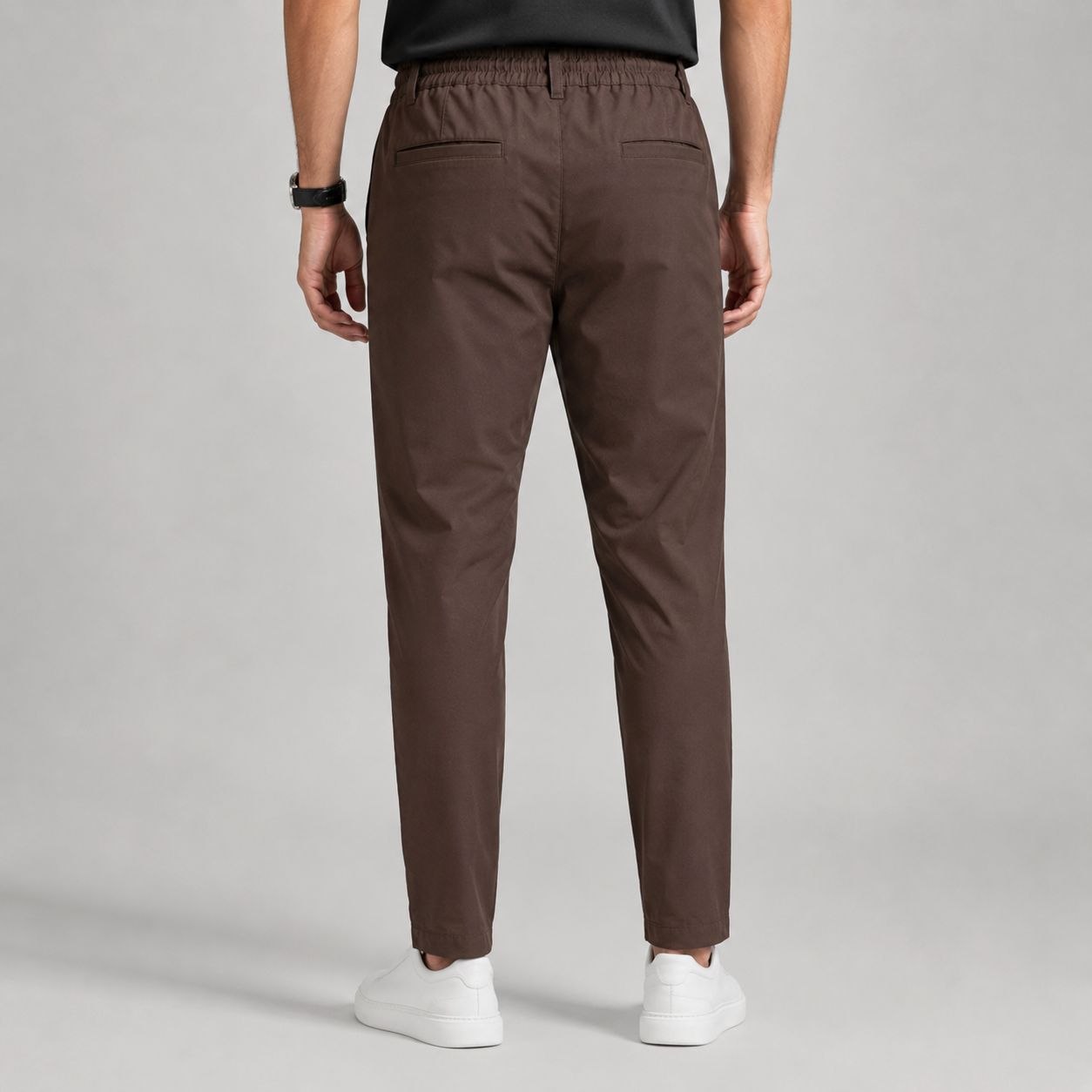 Brown aeron flex jogger trouser in brown | Flamingo Fits