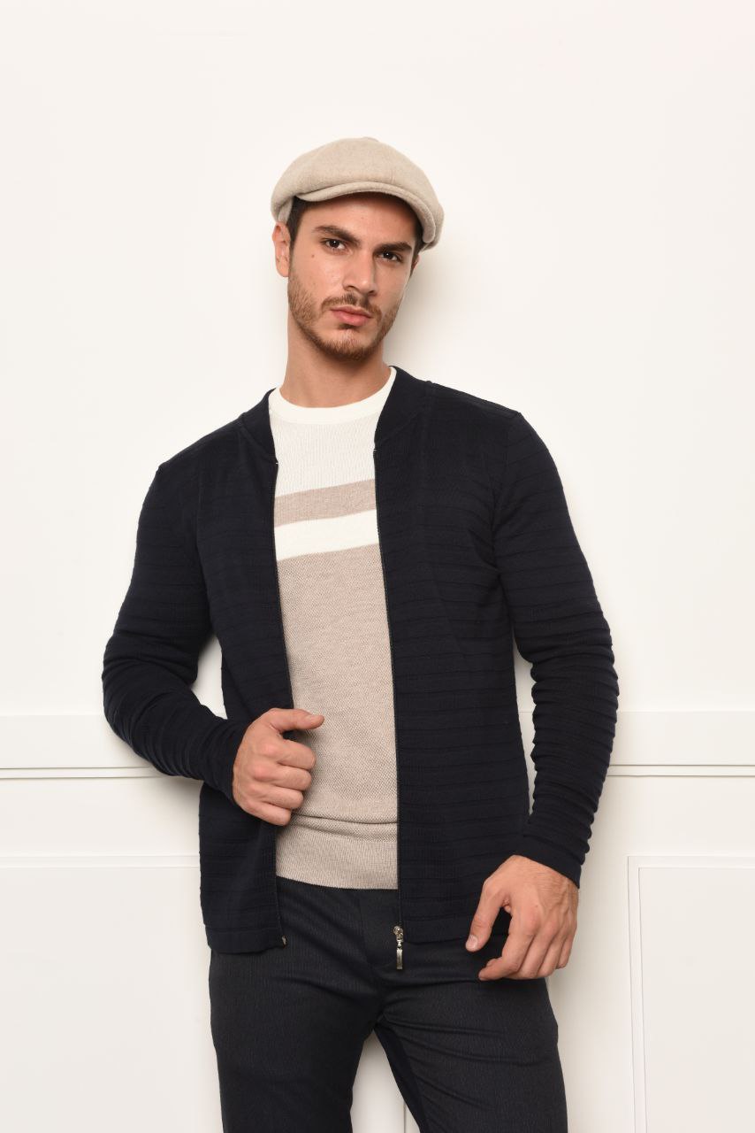 Elma knitted full zipper