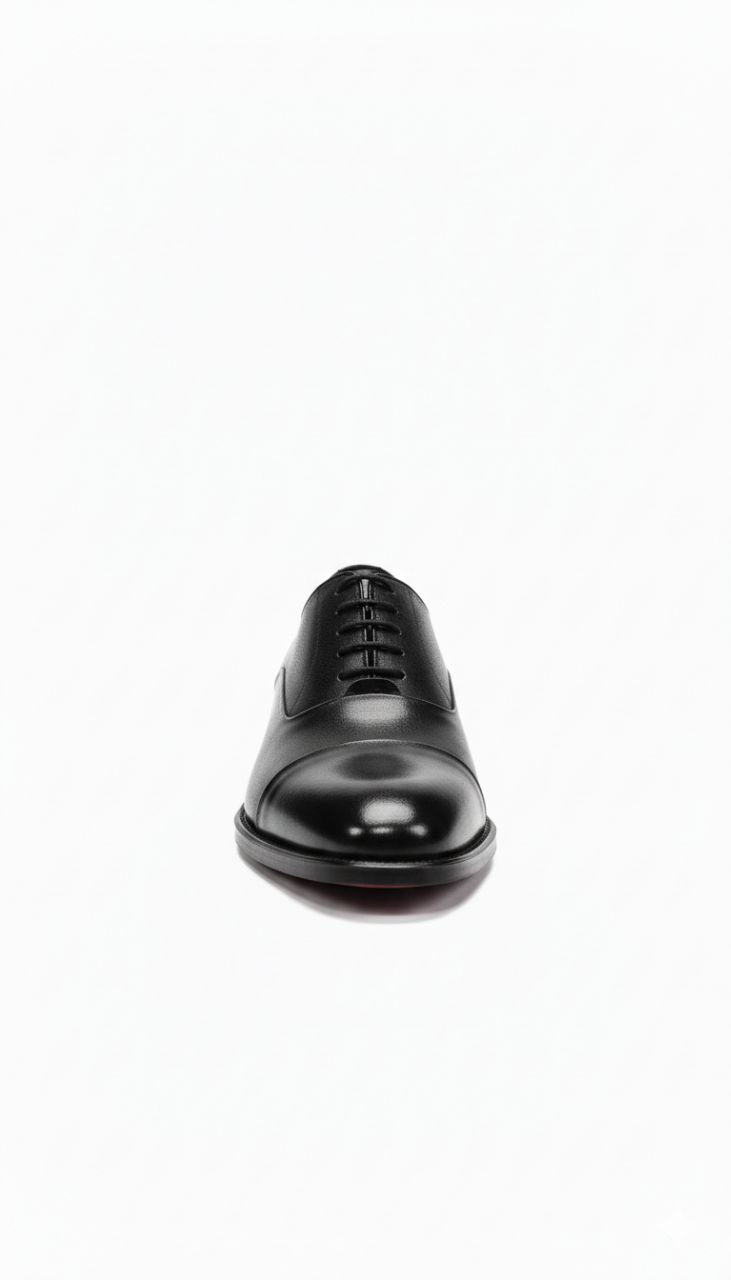 Black imperial oxford classic shoes in black | Flamingo Fits