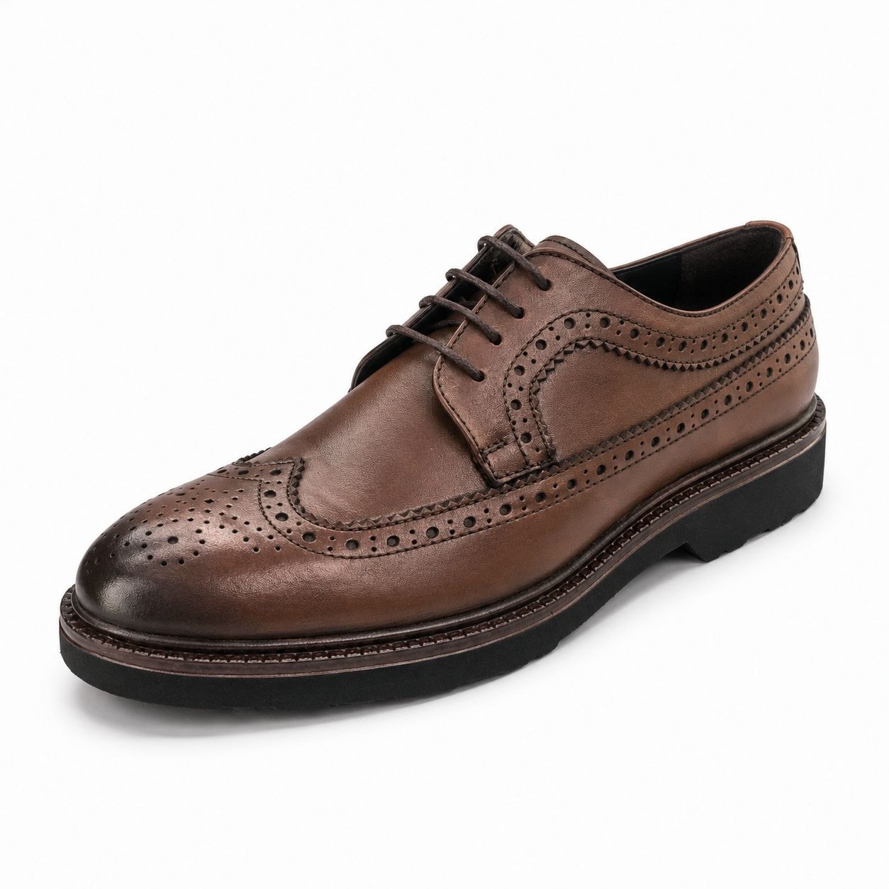 Havan heritage wing tip lug shoes in havan | Flamingo Fits