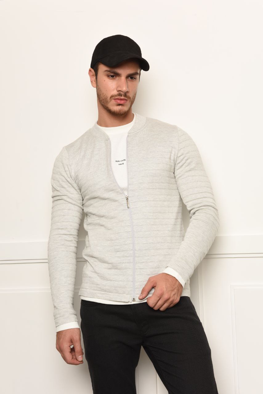 Elma knitted full zipper