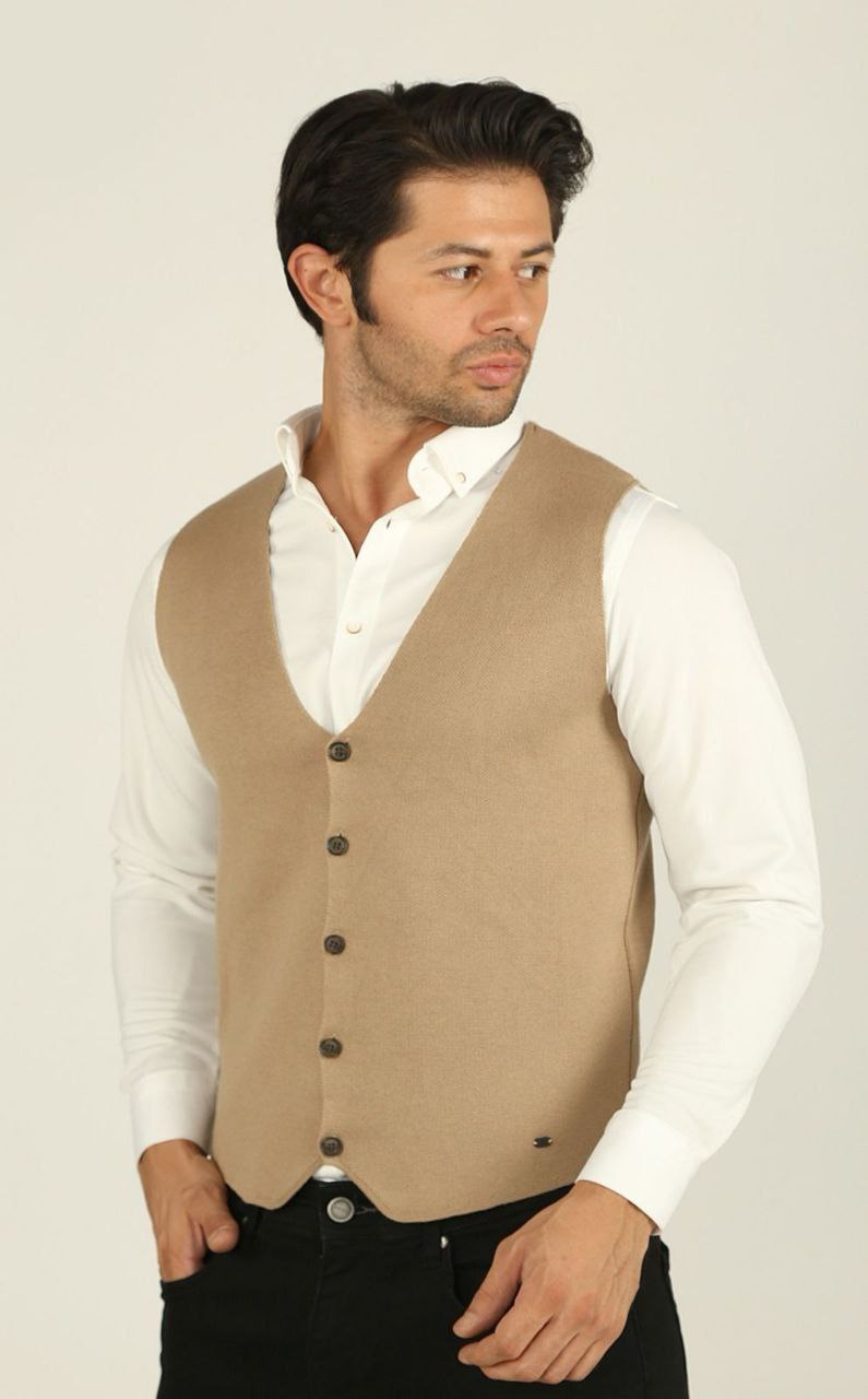 ray knitted vest