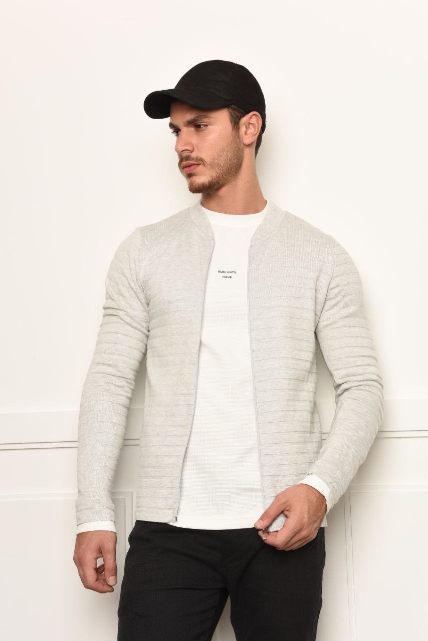 Elma knitted full zipper