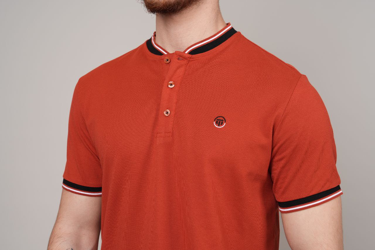 mandarin collar tshirt