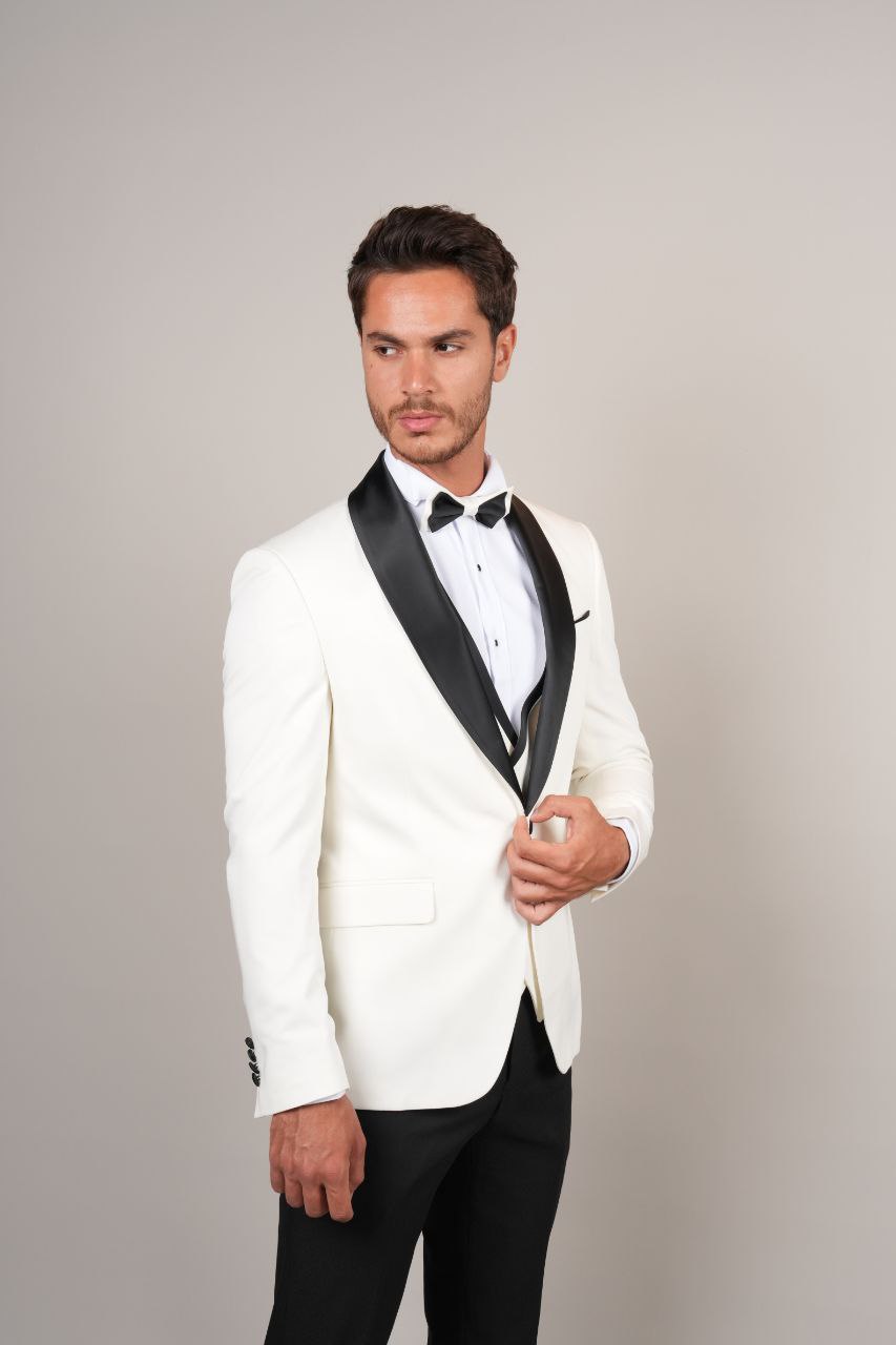 White Shawl Tuxedo