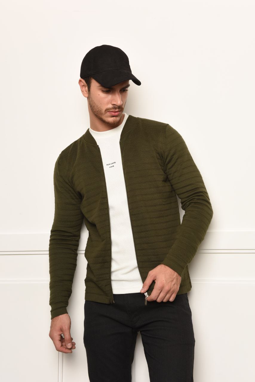 Elma knitted full zipper