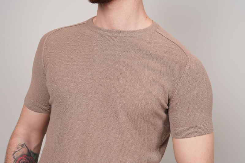 pique knitted tshirt