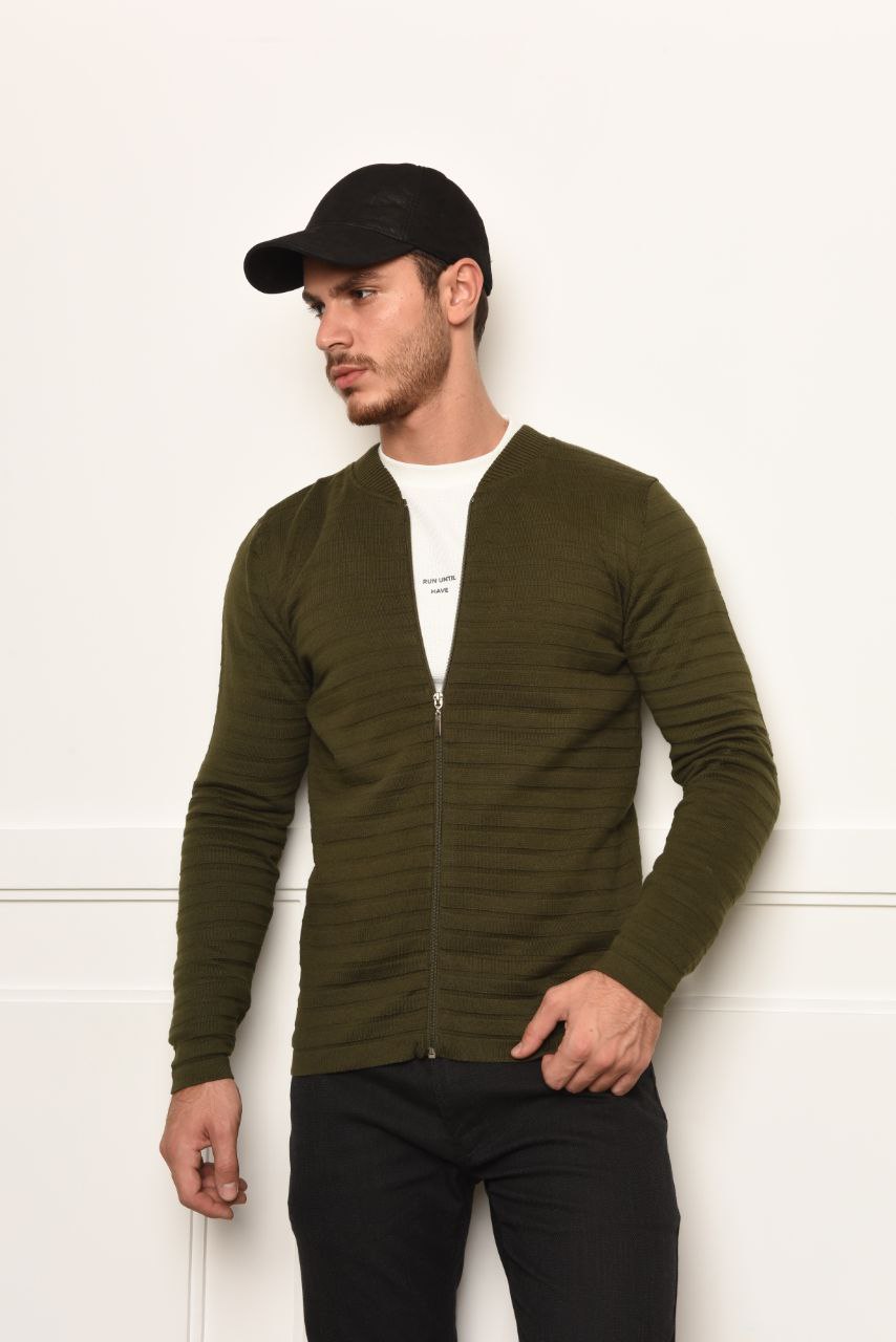 Elma knitted full zipper