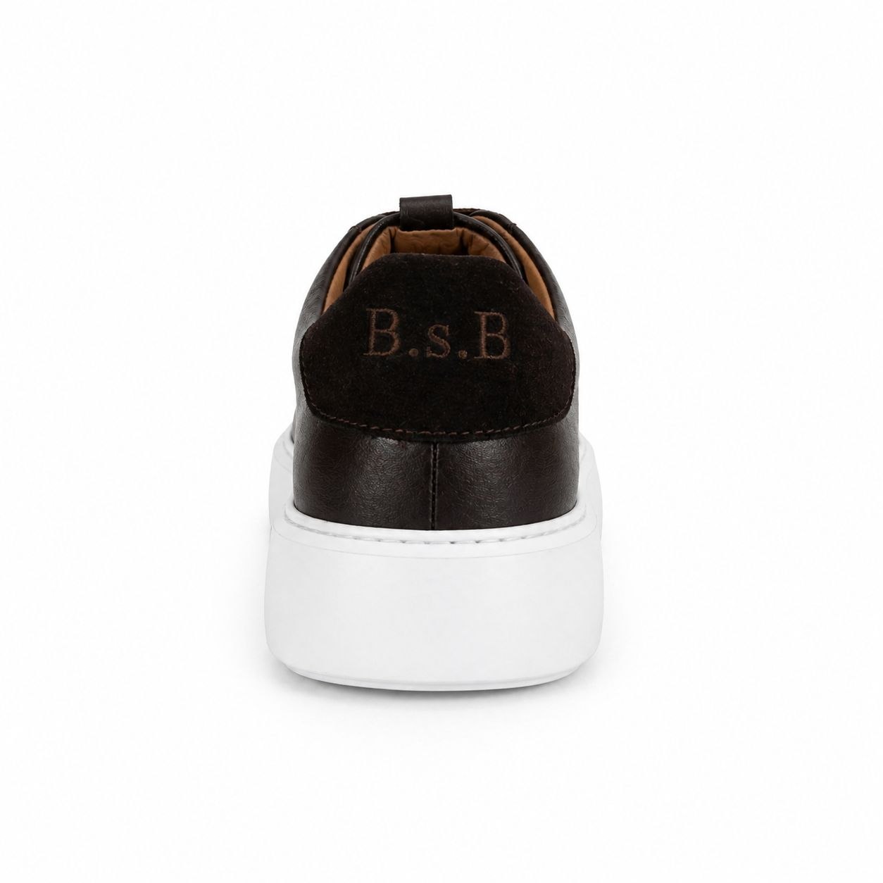 Brown heirloom leather sneakers in brown | Flamingo Fits
